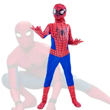 Adult and Child Heroes Extraordinary Spider-Man 2 Cosplay Costume, Halloween Party Costume Gift for Boys and Girls