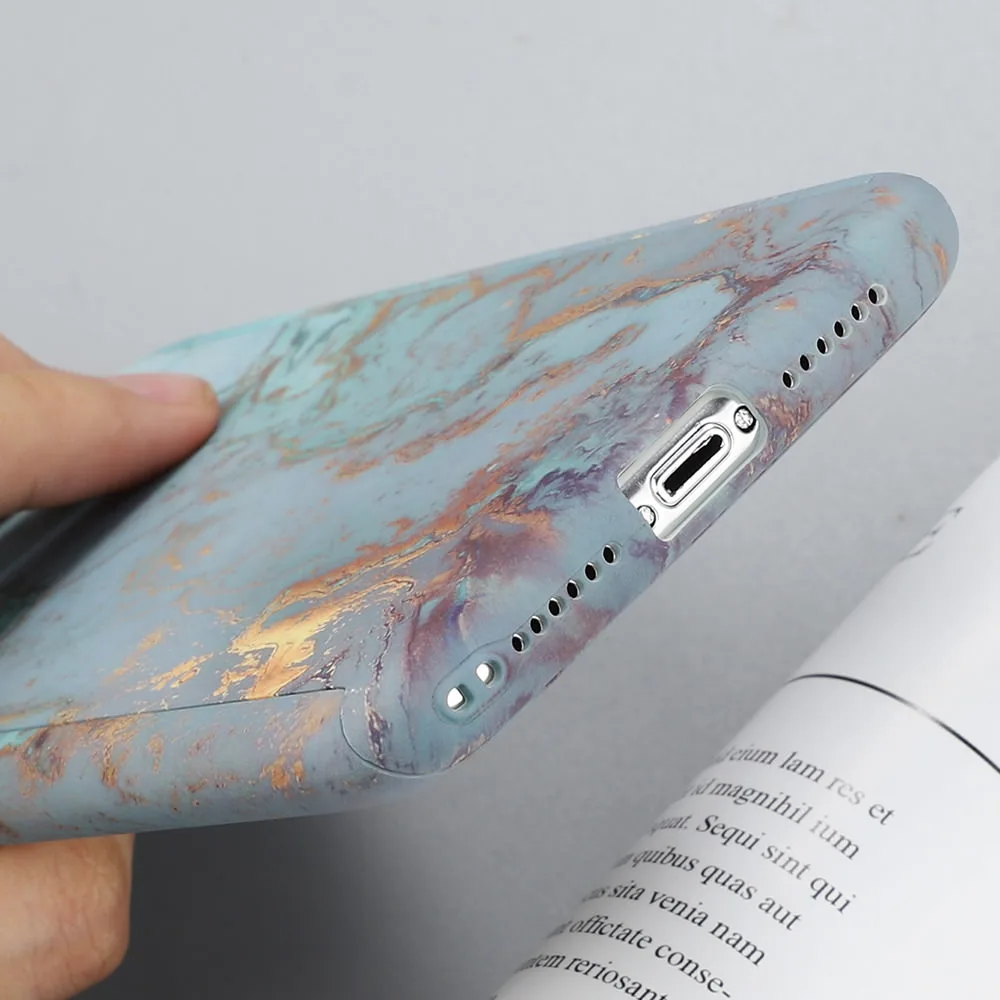 Мраморный чехол с полным покрытием 360 градусов для iPhone 11 Pro Max X Xr Xs защитной