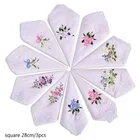 3 шт., Женская хлопковая ткань с вышивкой