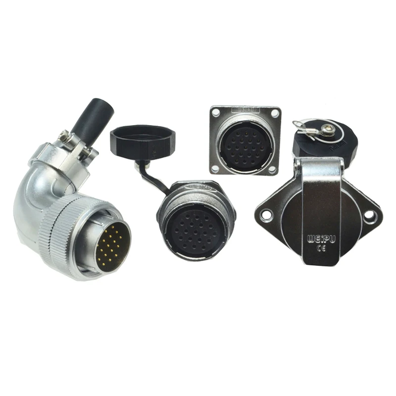 Разъем Оригинальные Weipu WS24 2 3 4 9 10 12 19 Pin TS Z ZM ZG угловая втулка круглый фланец задний