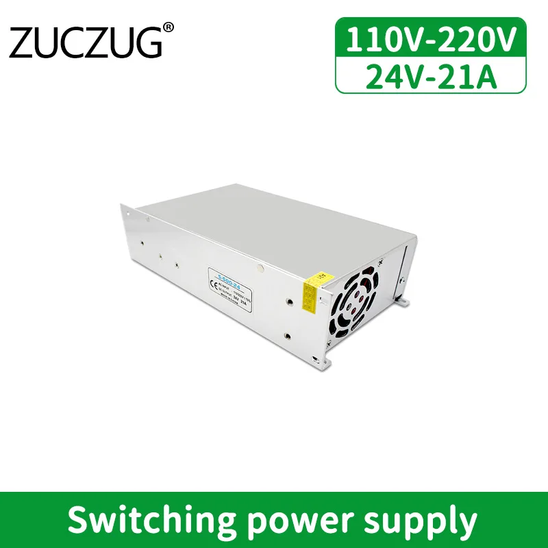 

24v Power Supply 504W AC To DC 21A Triple Switching Power Supply Lighting Transformer 220v To 24v Power Supply Source Adapter