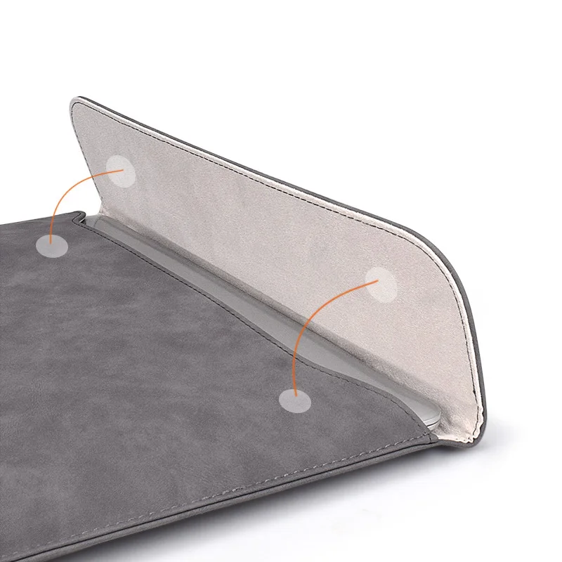 laptop bag 13 3 notebook tablet case for xiami dell lenovo cover soft pu leather laptop sleeve for macbook air pro 13 14 15 inch free global shipping