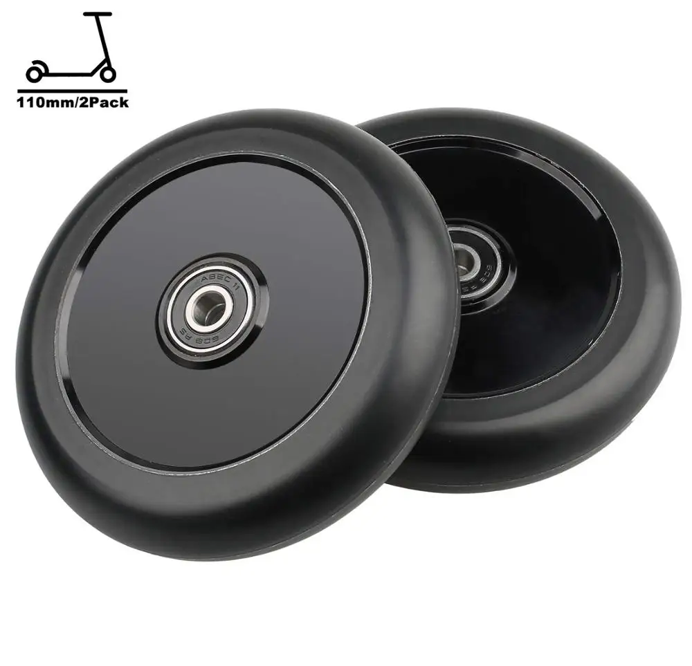 Хит продаж Профессиональный трюк Скутер колеса 2 шт. 110mm скутера самокат Pro Stunt