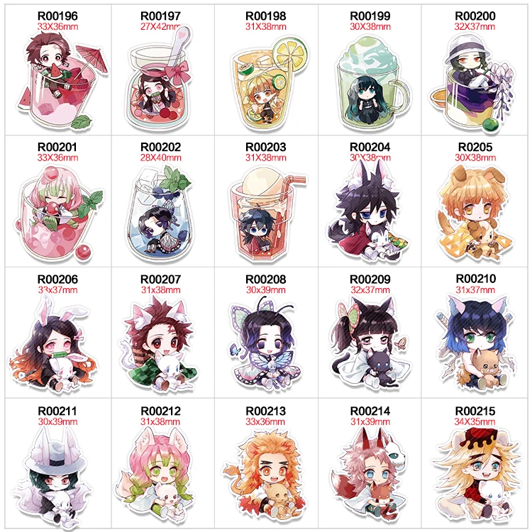 Kimetsu без Yaiba плоское украшение из смолы с кавайным рисунком цифры камадо Tanjirou