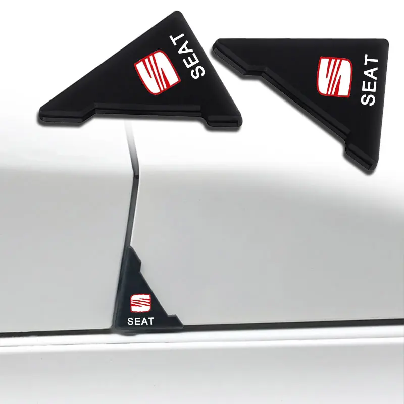 

2pcs Car Badge Door Corner Protection New Exterior Sticker Car Product For Seat Leon Ibiza Ateca Sportcoupe Alhambra Exeo Altea