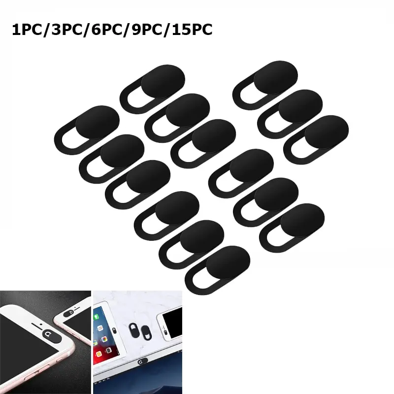 

3/6/9/15PCS Webcam Cover Universal Phone Antispy Camera For iPad Web Laptop PC Macbook Tablet lenses Privacy Sticker For Xiaomi