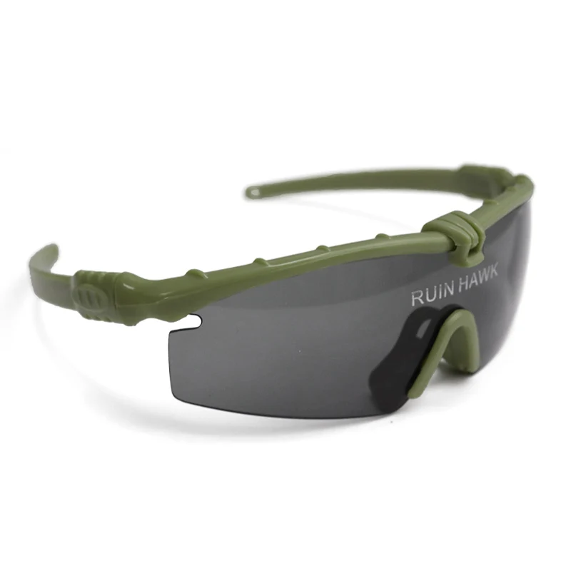 Тактические поляризованные очки военные армейские солнцезащитные с 3 линзами