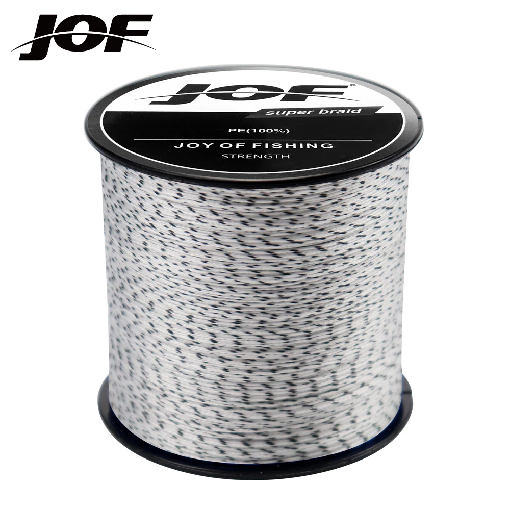 

JOF 500M Multicolour PE Braided Wire 8 Strands Multifilament Spotted Fishing Line 22 31 41 50 61 72 88LB