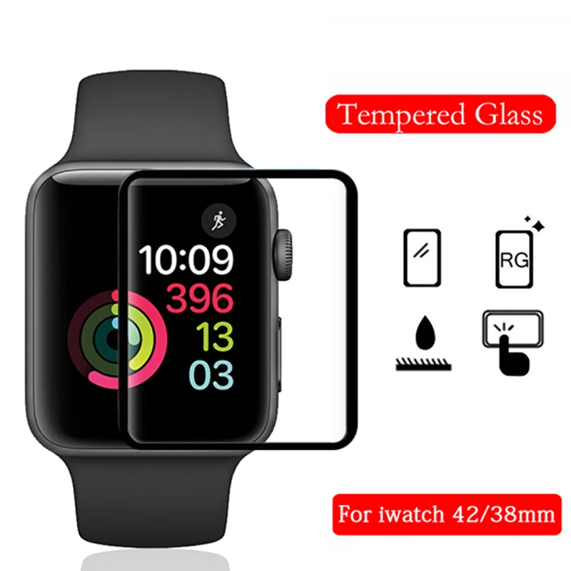 Пленка из закаленного стекла для Apple Watch Band 38 мм 42 Защитная пленка iwatch Series 3/2/1