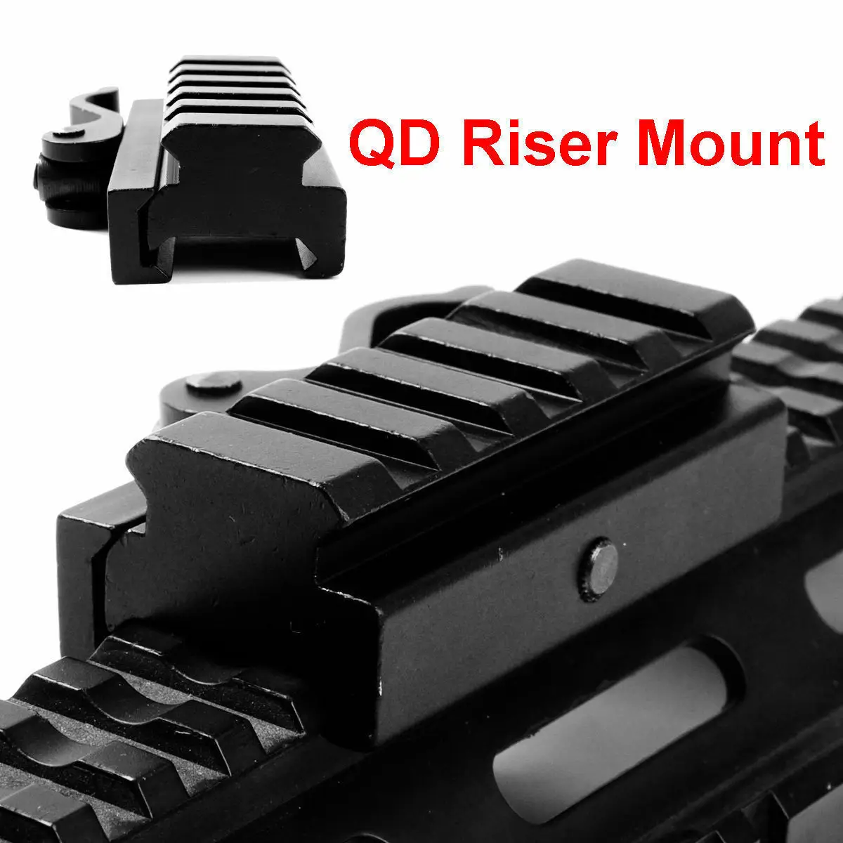 

Tactics Metal Quick Release 20mm Picatinny Weaver Rail Base QD Mount For Rifle Sight Shooting
