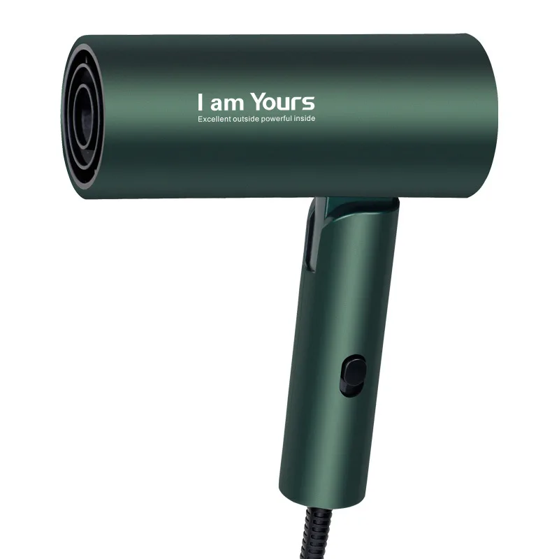 

Minimalism retro green hair dryer creative personality foldable hammer hair dryer