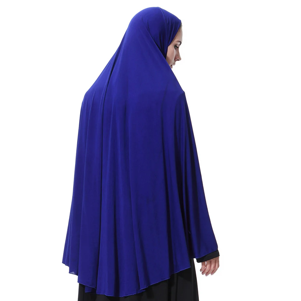 Мусульманское женское длинное платье макси с капюшоном и полным покрытием