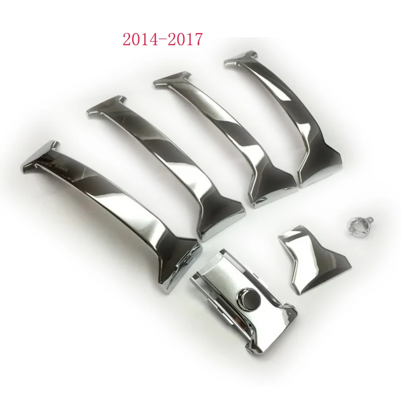 Для Toyota Land Cruiser 150 Prado 2010-2017Chrome передняя сетчатая накладка на бампер вставка