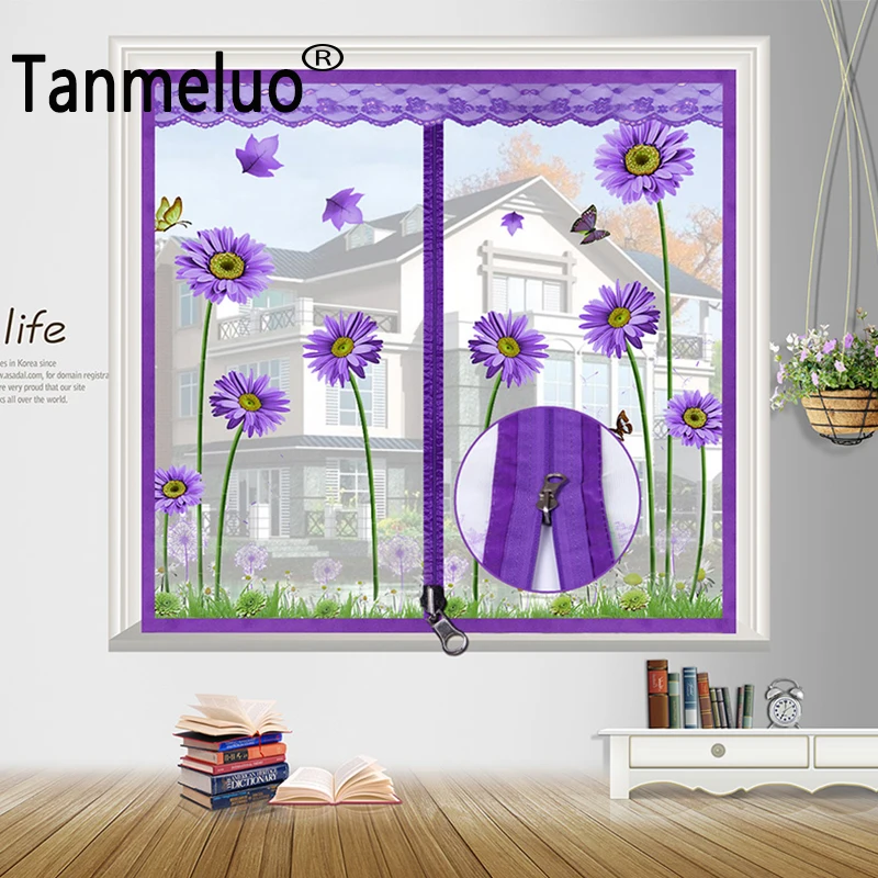 Магнитная оконная сетка качественная москитная Mosquitera Magnetica Ventana из полиэстера