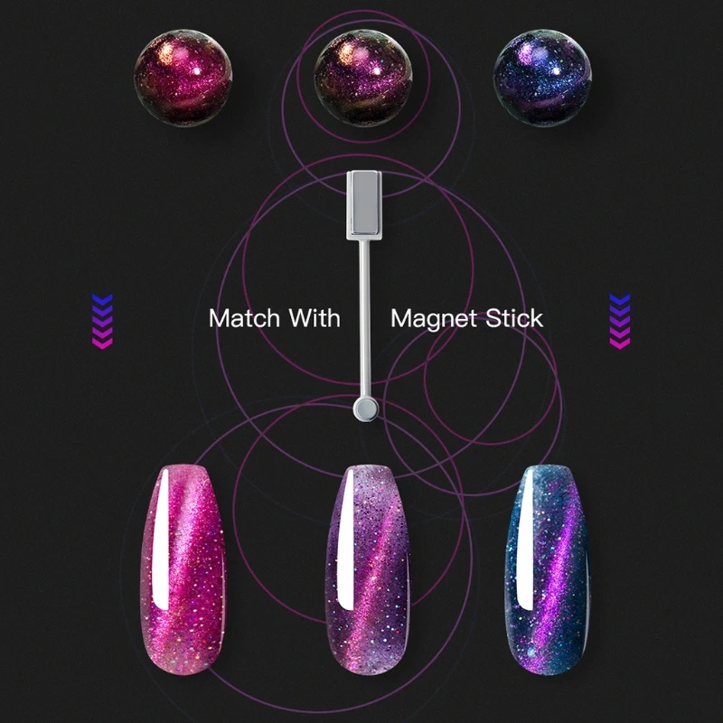 

2021 New ROSALIND 7 Colors UV Gel Quick Building Nail Tips Builder Finger Extension Top Base Coat False Nails Manicure Tool