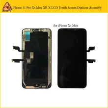 1Pc AAA+++ Tested for i Phone 11 Pro Xs Max XR X 11Pro M XSM Xs LCD Display Touch Screen Digitizer Assembly Complete Replacement