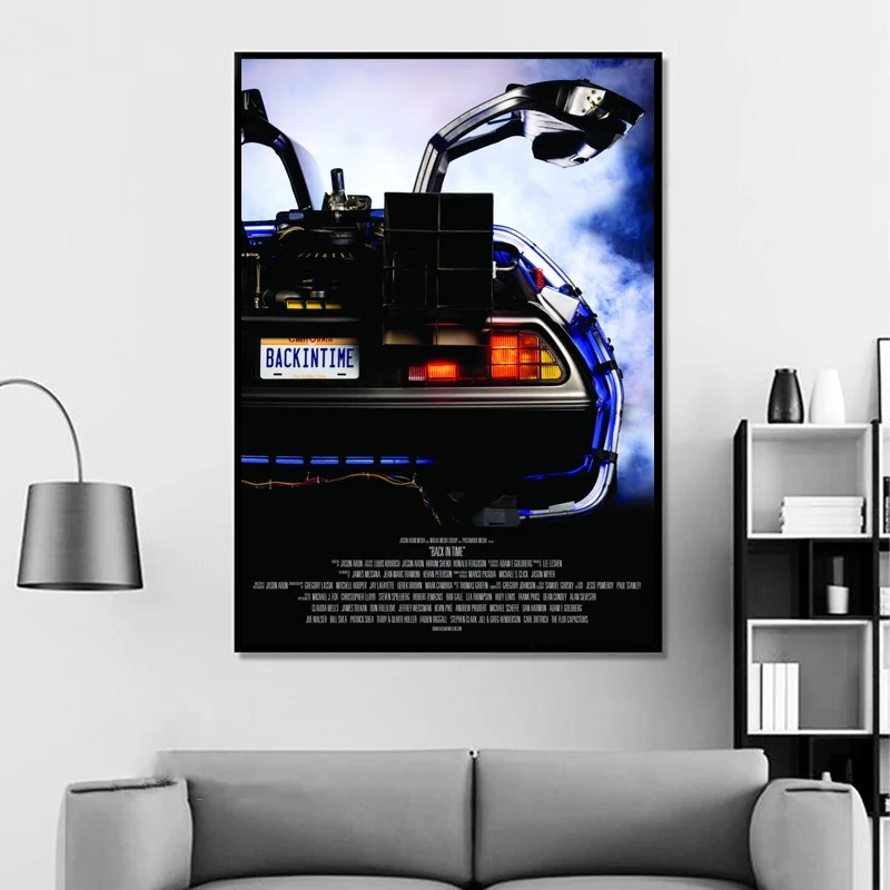Назад в будущее кино постер стены искусства холст живопись гостиной домашний