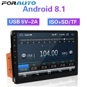 2 din 10 touch screen auto parts car multimedia mp5 player wifi bluetooth mp5 android 8 1 car radio retractable gps autoradio free global shipping