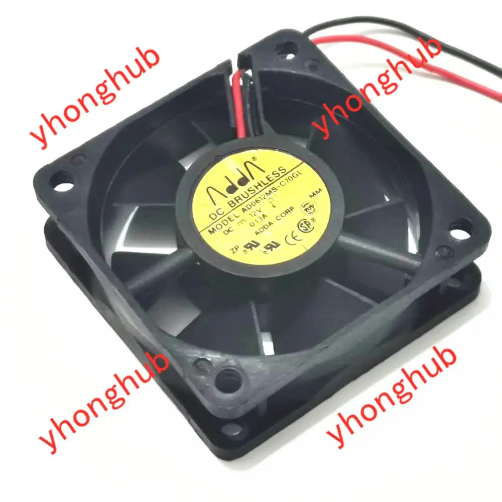 ADDA AD0612MS-C70GL DC 12V 0,13 60x60x20 мм 2-проводной