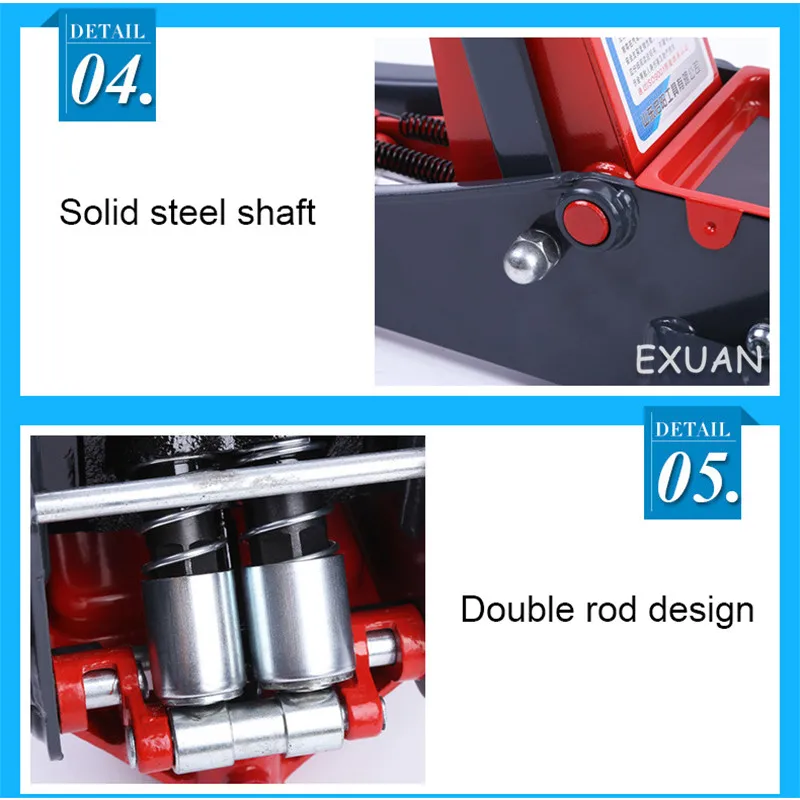 Домкрат/горизонтальный гидравлический домкрат 3 5 T/ручной Двухсекционный