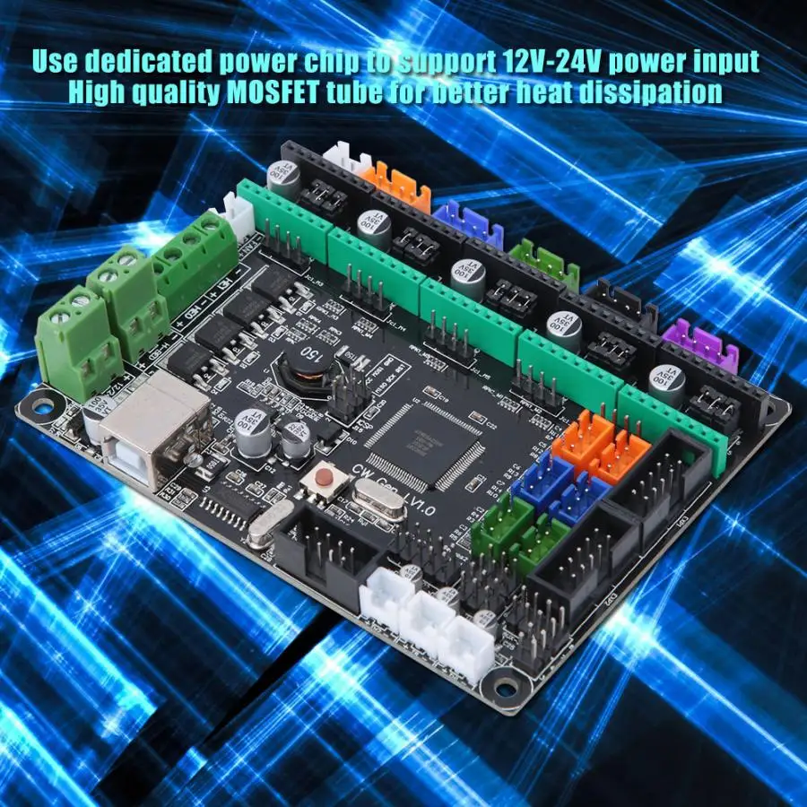 Печатная плата контроллера 3D принтер материнская MKS Gen L V1.0 совместима с Ramps1.4/Mega2560