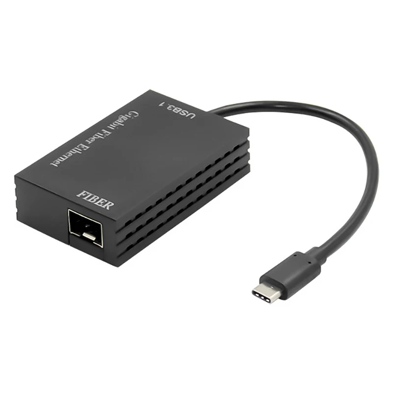 Type-C Gigabit Fiber Server Network Card 1000M SFP Server Fiber Network Card RTL8153