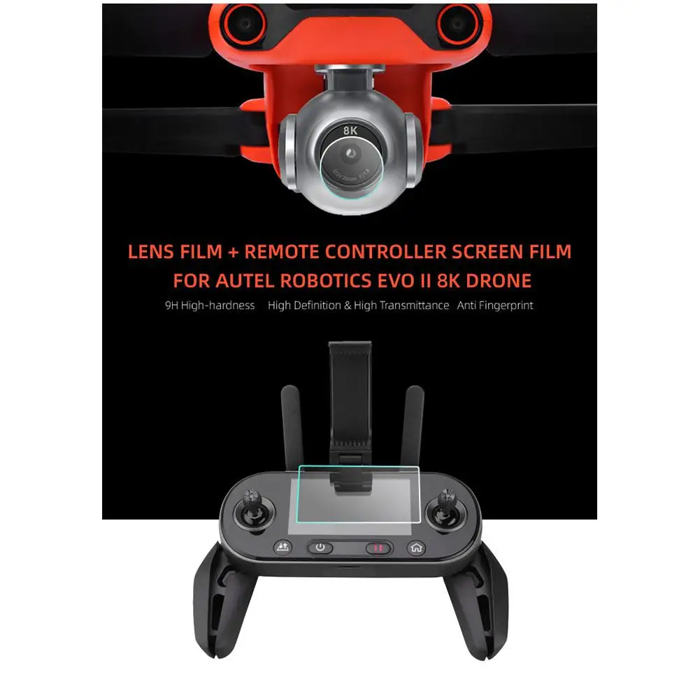 Защитная пленка из закаленного стекла для Autel Evo Ii 8k Drone ультратонкая объектива