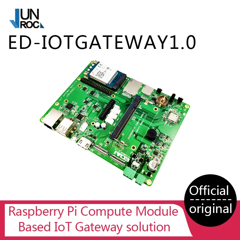 Waveshare Compute Module IO Board Plus, композитная коммутационная плата для разработки с Raspberry Pi CM3/CM3L/CM3+/CM3+ L