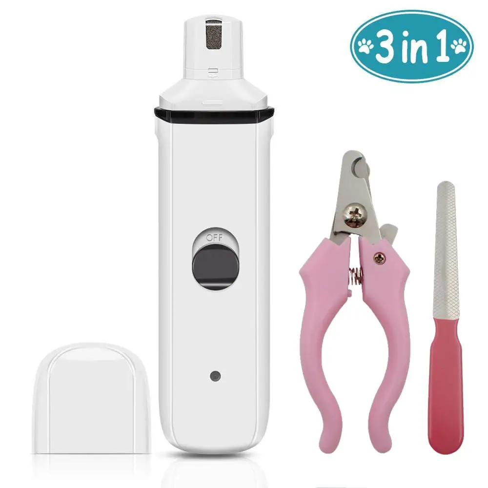 Электрический инструмент для ухода за ногтями домашних животных с кусачками