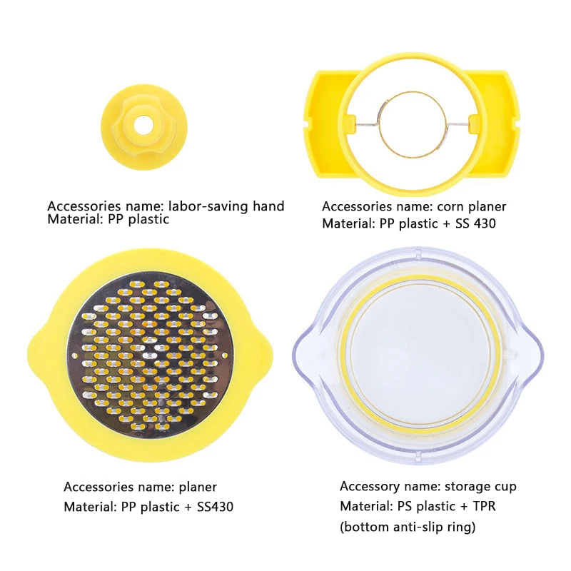 4в1 кухонная овощерезка точилка для имбиря зерноразделитель кукурузы початка