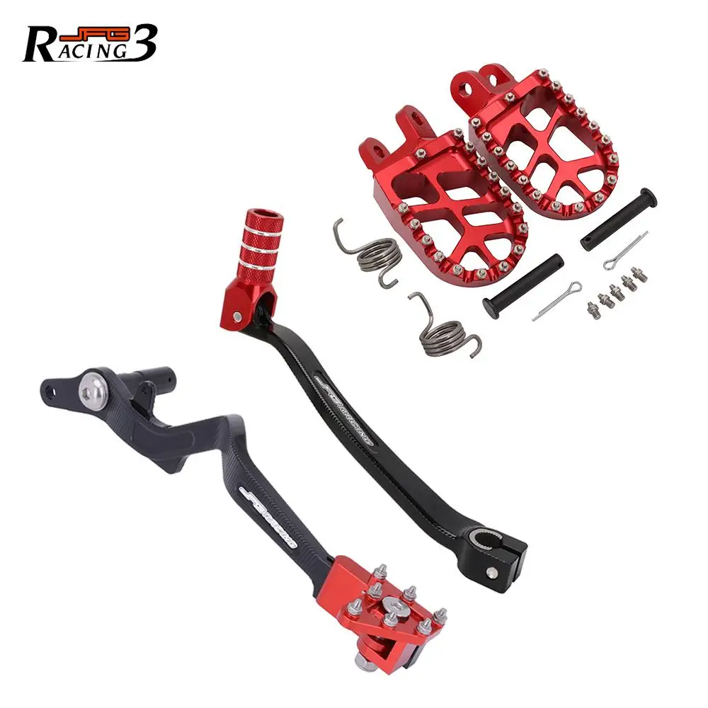 

Motorcycle CNC Foot Pegs Rests Footpeg Footrest Gear Brake Shift Lever Pedal Shifter For HONDA XR250 XR 250 2000-20004