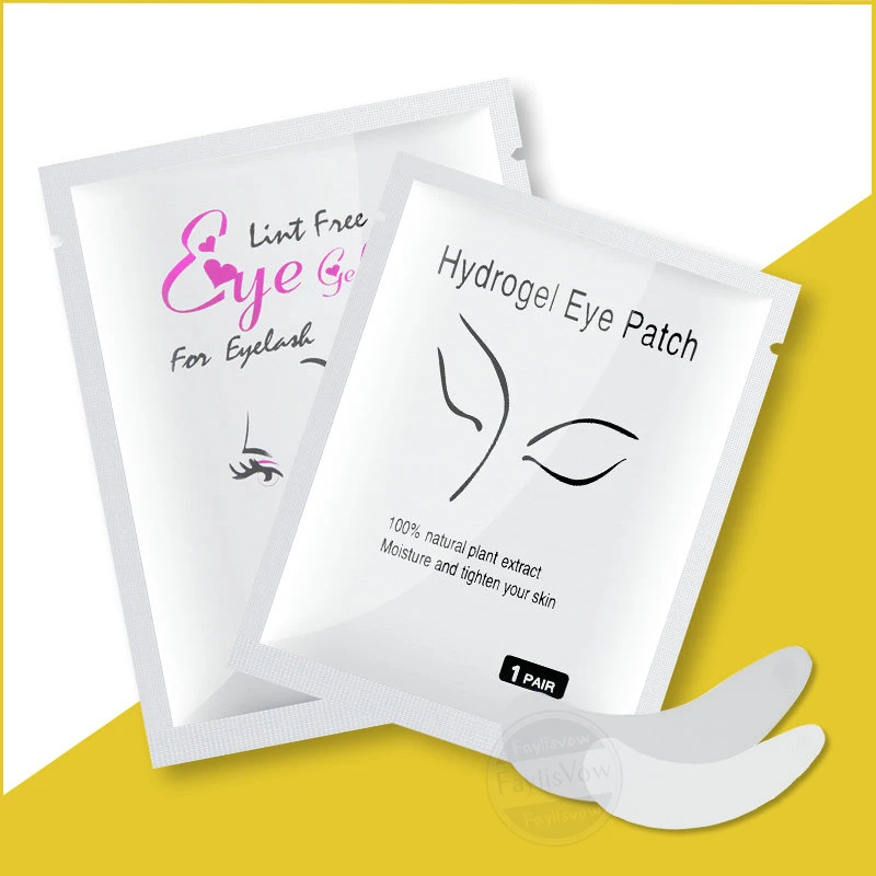 2019 New 50pairs Paper Patches Eyelash Under Eye Pads Lash Extension Tips Sticker Wraps Make Up Tools | Красота и здоровье