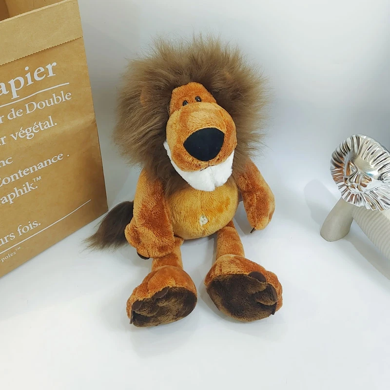 Плюшевые игрушки для детей милые мягкие 35 см жираф тигр Лев обезьяна Горилла слон