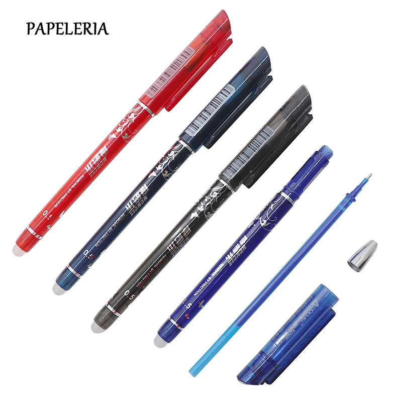 10 шт./компл. 0 5 мм стираемая гелевая ручка стержень для пополнения Волшебная Синие