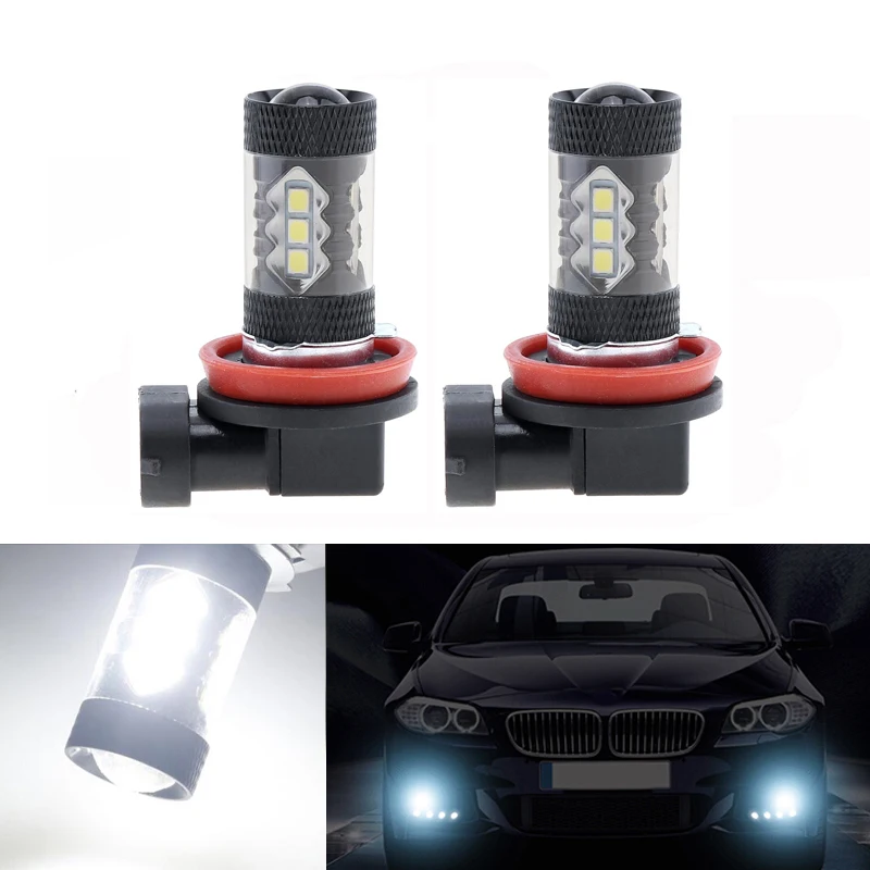 2x 9006/HB4 светодиодный canbus 3030SMD лампы отражатель зеркальный дизайн для