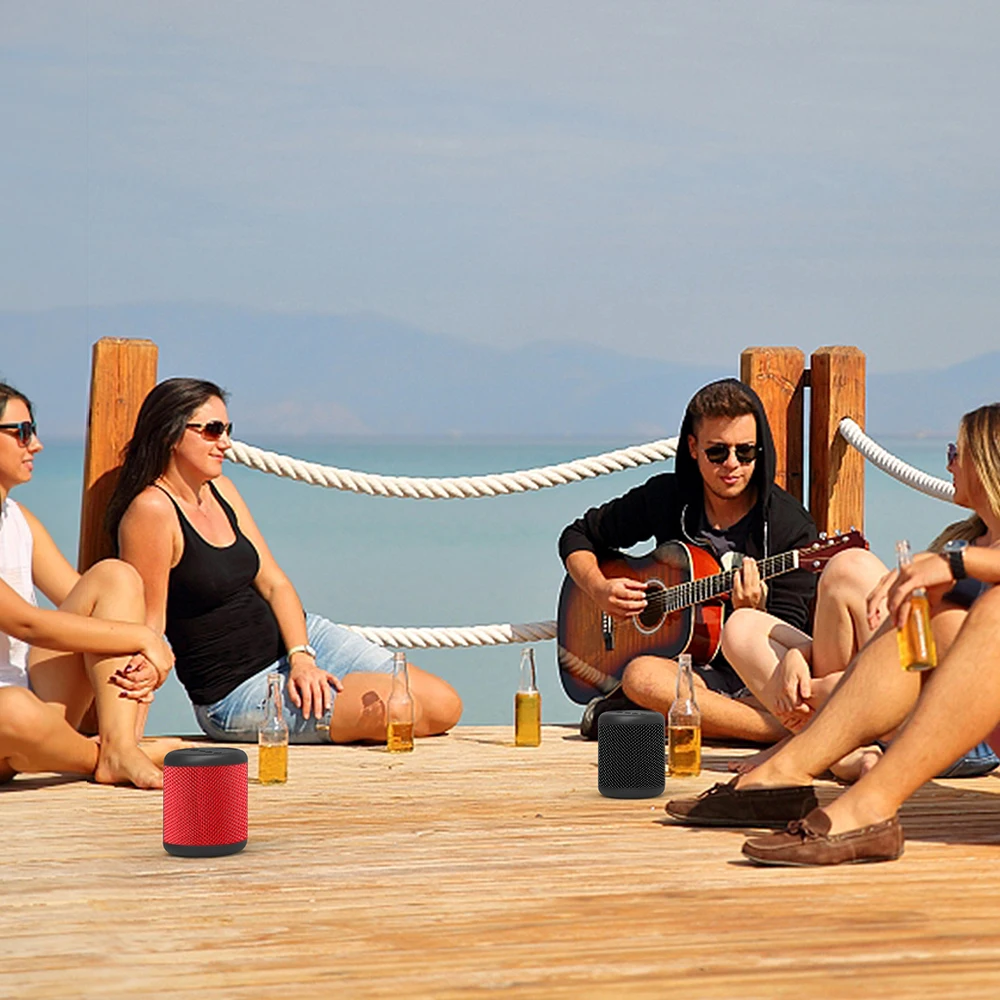 

XDOBO Mini Portable Speaker Wireless Bluetooth Bass TWS Speaker Waterproof IPX6 with 45m Connection Distance 12H Playing Time