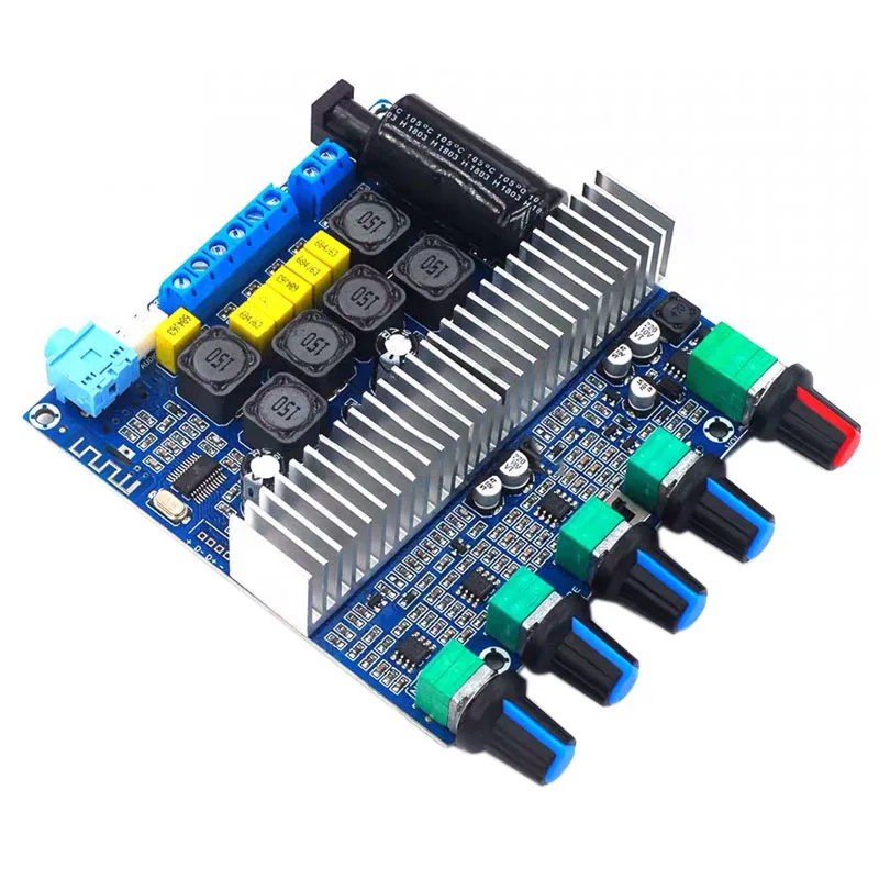 TPA3116 Bluetooth 5 0 стерео сабвуфер усилитель платы 2 1 канала 2X50W + 100W Бас AMP Home HIFI аудио |