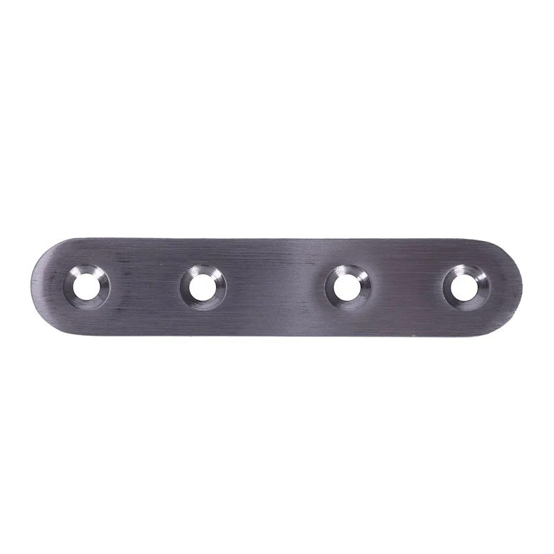 

Flat Stainless Steel Repair Mending Fixing Plate Brackets Support 2pcs