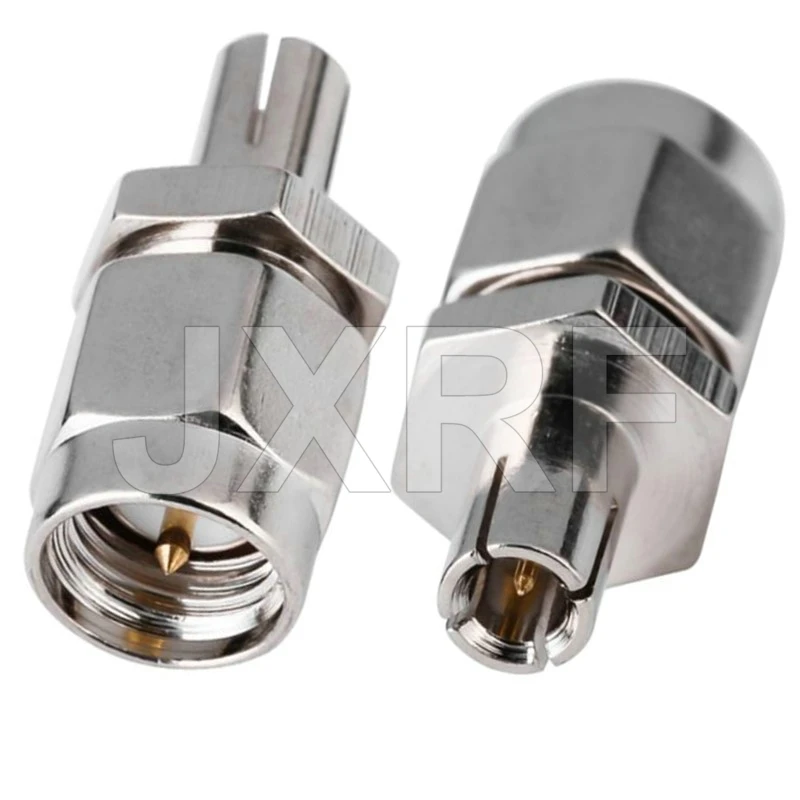Разъем JXRF 1 шт. SMA разъем папа-SMA SMB MCX MMCX CRC9 TS9 папа RF адаптер | Обустройство дома