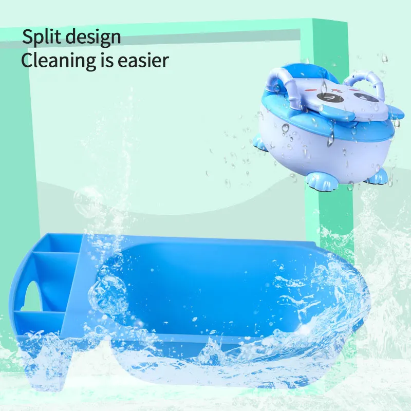 От 0 до 6 лет Детский горшок мягкий детский пластиковый дорожный для