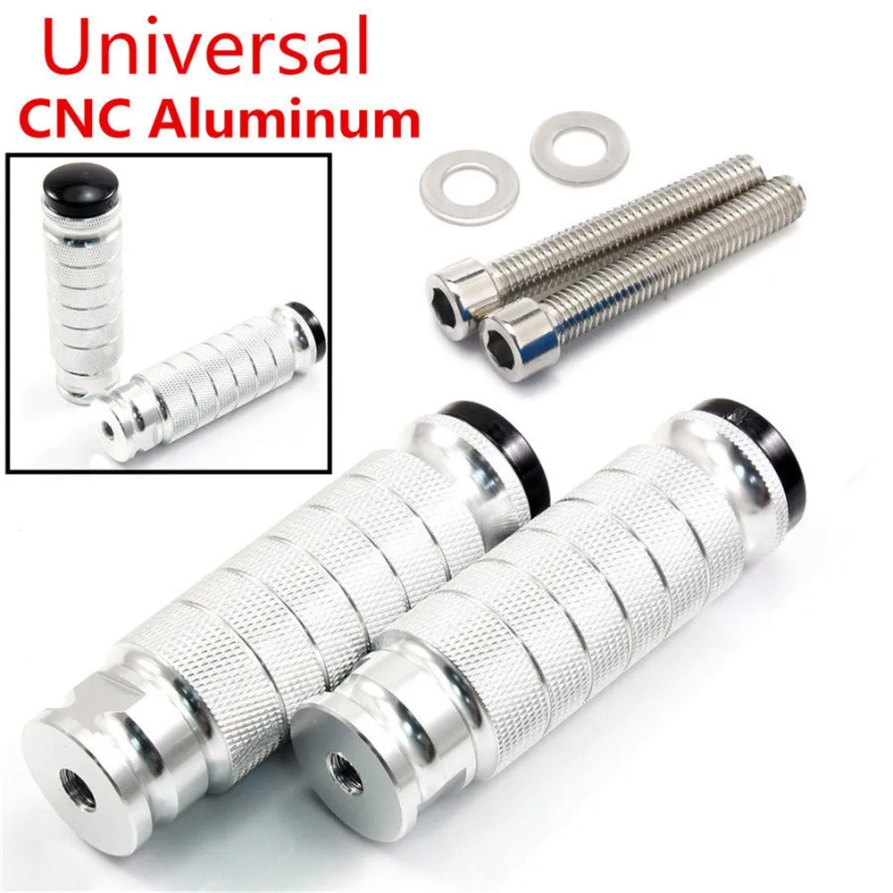 Мотор велосипед складной подножки CNC алюминиевый Универсальный мотоцикл задние