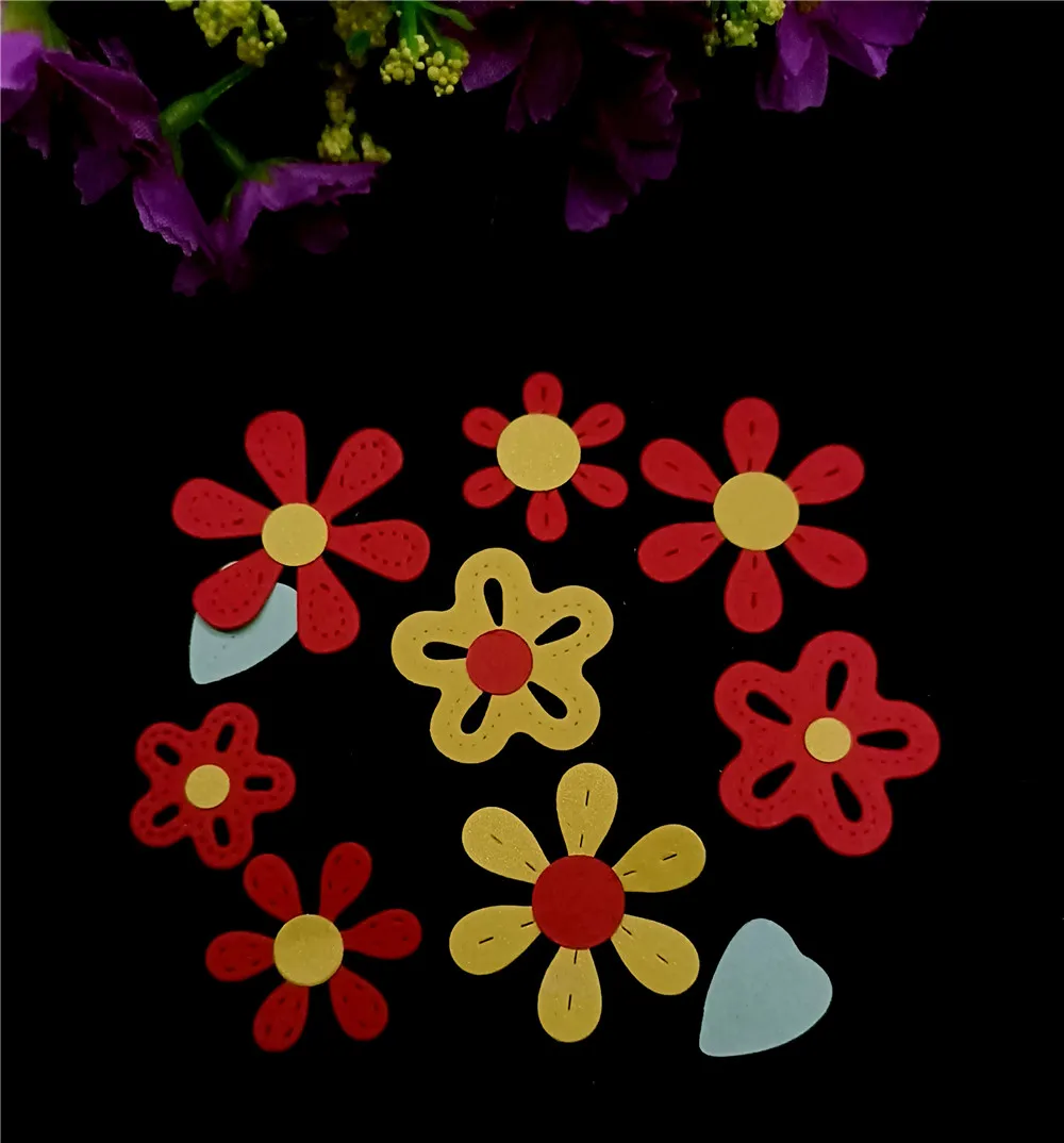 

Flower Layered Metal Cutting Dies paper Die Cuts Scrapbooking making Template