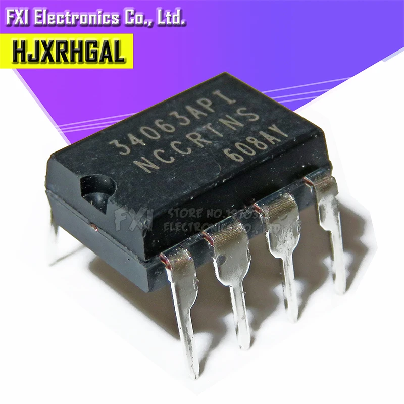 10 шт. MC34063API DIP8 MC34063AP1 DIP MC34063 34063API новый оригинальный | Электронные компоненты и