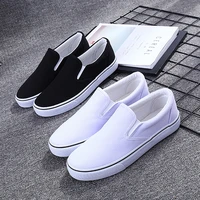 excargo canvas shoes women white sneakers slip on lazy shoes 2021 spring student flat canvas vulcanize sneakers for men