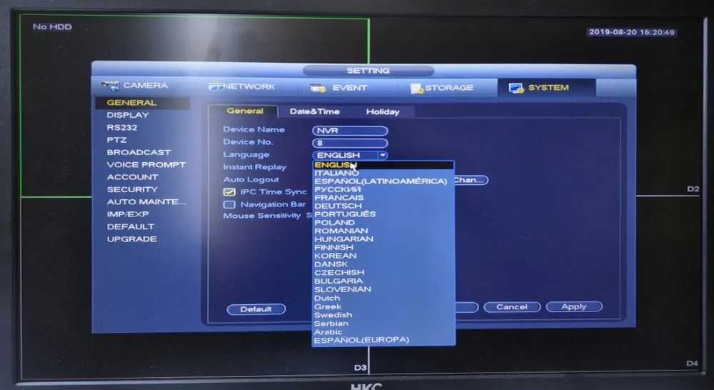 Dahua NVR 4K 8CH видео рекордер NVR5208-8P-4KS2 tripwire распознавание лица 8 POE 4K& H.265 до 12mP 3D AI поиск