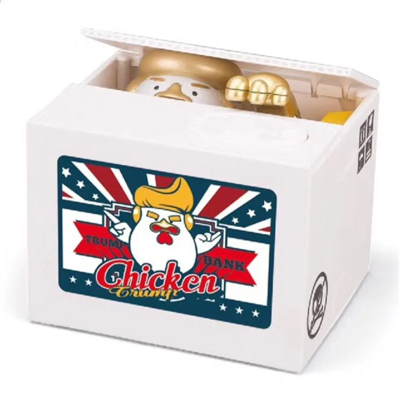

Hot Selling Christmas Saving Money Box Santa Stealing Coin Piggy Bank Coin Storage Pot Xmas