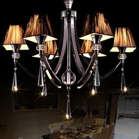 68head vintage crystal chandelier 110v 220v light luminaria lustre design modern dining room chandeliers