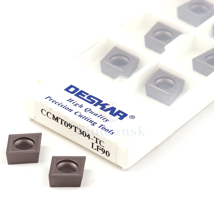 

10PCS CCMT09T304 CCMT09T308 TC LF90 internal turning tool 100% original carbide lathe turning CNC turning tool for steel cutting