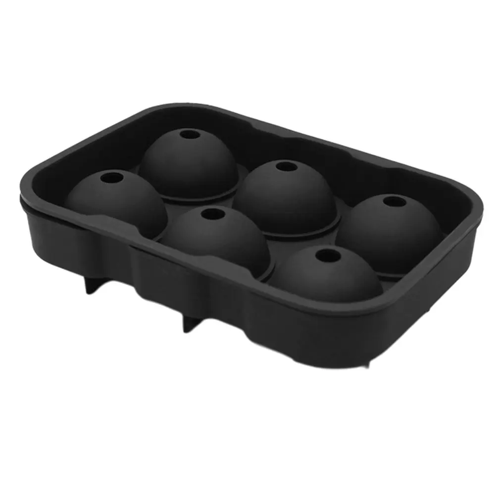 

Silicone 4-hole Ice Ball Mold Brick Wine Tray Maker Round Ice Cream Tool Suitable For Making Ice Cubes Chocolate And Jelly