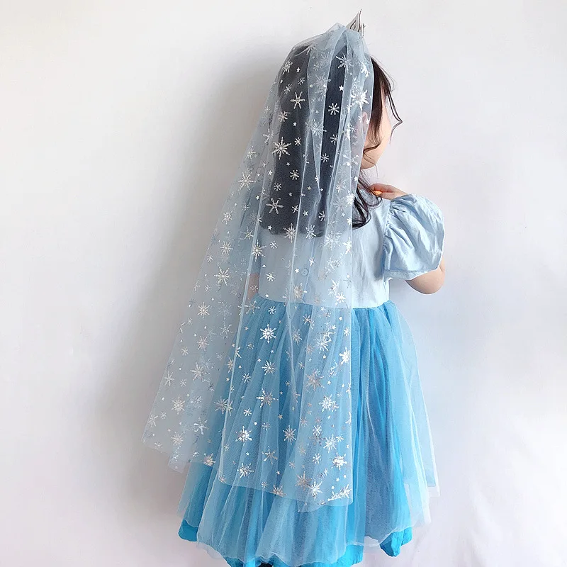 

Snow Princess Snowflake Crown Children Hairbands For Girls Lovely Hair Clips Barrettes Headband Kids Hair Accessories